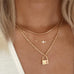 18K STAINLESS STEEL TARNISH FREE LAYERED NECKLACE | 40NK371