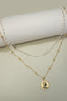 18K STAINLESS STEEL TARNISH FREE LAYERED NECKLACE | 40NK369