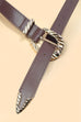 CLASSIC WESTERN CARVED BUCKLE FAUX LEATHER BELT | 40BT647