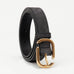 MODERN RECTANGLE BUCKLE FAUX LEATHER BELT | 40BT648