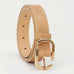 MODERN RECTANGLE BUCKLE FAUX LEATHER BELT | 40BT648