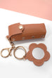 TRENDING VEGAN LEATHER LIP BAG CHARM KEYCHAINS | 40KC125