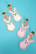 EASTER BUNNY CARROT SEED BEADED DROP EARRINGS | 91E5390