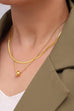 18K STAINLESS STEEL TARNISH FREE NECKLACE SET | 40NK383