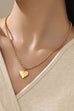 18K STAINLESS STEEL TARNISH FREE HEART NECKLACE | 40NK389