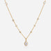 18K STAINLESS STEEL CRYSTAL PENDANT NECKLACE | 40NK9729