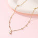 18K STAINLESS STEEL CRYSTAL PENDANT NECKLACE | 40NK9729