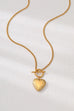 18K STAINLESS STEEL TARNISH FREE LOCKET NECKLACE | 40NK400