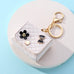 MINI DESIGNER BAG BOW FLOWER KEYCHAINS BAG CHARM | 40KC129