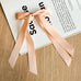 LONG DOUBLE BOW SATIN HAIR CLIP | 40H878