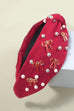 PEARL BOW HAIR BAND HEADBAND | 40HB161