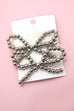 LARGE BALL CHAIN BOW HAIR CLIP SET OF 2 | 40H879