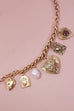 CHARM NECKLACE-LOCKETS HEARTS PEARL NECKLACE | 80N1299