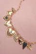 CHARM NECKLACE-LOCKETS HEARTS PEARL NECKLACE | 80N1299