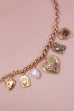 CHARM NECKLACE-MULTI BOLD HEART CHARM NECKLACE | 80N1300