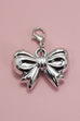 CLASSIC SILVER BOW SHOE CHARM | 40SD102