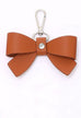 TRENDING VEGAN LEATHER BOW SHOE CHARM KEYCHAIN | 40KC137