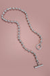 CLASSIC LARGE STATION BALL CHAIN TOGGLE NECKLACE | 80N1312