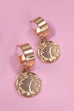 COIN DROP MINI HOOP HUGGIE EARRINGS | 31E40585