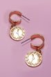 COIN DROP MINI HOOP HUGGIE EARRINGS | 31E40585