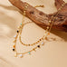 18K STAINLESS STEEL TARNISH FREE SEEDBEAD NECKLACE | 40NK9422