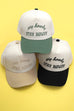 TWO TONE EMBROIDERY  HOWDY BASEBALL HAT CAP | 40HW729