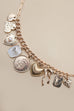 CHARM NECKLACE-CUSTER BOW HEART PEARL LINK | 80N91414