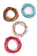 CONFETTI BEADED STRANDS STRETCH BRACELETS | 40B5130