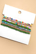 CONFETTI BEADED STRANDS STRETCH BRACELETS | 40B5130