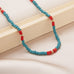 SUMMER BEACH SINGLE BEADED NECKLACE | 40NK9431