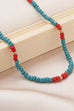 SUMMER BEACH SINGLE BEADED NECKLACE | 40NK9431