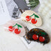 CHERRY OVAL HAIR CLAW CLIPS | 40H886