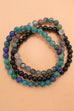 NATURAL STONE SEMI PRECIOUS STONE BEAD BRACELET | 40B5133