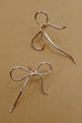 DELICATE WIRE BOW STUD EARRINGS | 80E06224