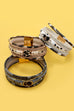 MAGNETIC BUCKLE MULTI LAYER ANIMAL PRINT BRACELET | 40B5138