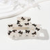 LARGE PVC BOW RIBBON HEART HAIR CLAW CLIPS | 40H891