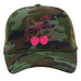 TRUCKER HAT BOW CHERRY CAMOUFLAGE CAP | 40HW731