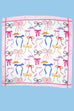 BOW PRINT SILKY FEEL BANDANA SCARF | 40SC636