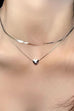 STAINLESS STEEL WATERPROOF TARNISH FREE NECKLACE | 40NK9437