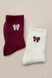 BOW HALF CREW THROWBACK SOCKS | 40S02057