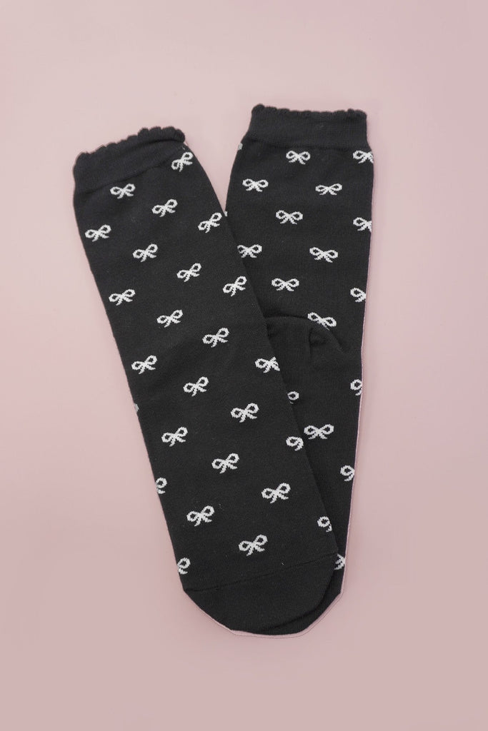 MULTI BOW MID CALF LENGTH SOCKS | 40S02058