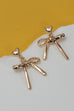 CLASSIC BOW DROP DANGLE EARRINGS | 80E6416