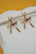 CLASSIC BOW DROP DANGLE EARRINGS | 80E6416