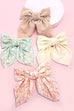 PRETTY DITSY ORGANZA BOW RIBBON HAIR CLIPS | 40H902