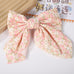 PRETTY DITSY ORGANZA BOW RIBBON HAIR CLIPS | 40H902