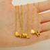 18K STAINLESS STEEL TARNISH FREE INITIAL NECKLACE | 40NK9440