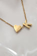 18K STAINLESS STEEL TARNISH FREE INITIAL NECKLACE | 40NK9440