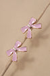 CLASSIC CHARMING PINK BOW EARRINGS | 31E50526