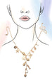 SEA LIFE CHARM FISH PUKA SEASHELL Y NECKLACE | 80N91679