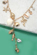 SEA LIFE CHARM FISH PUKA SEASHELL Y NECKLACE | 80N91679
